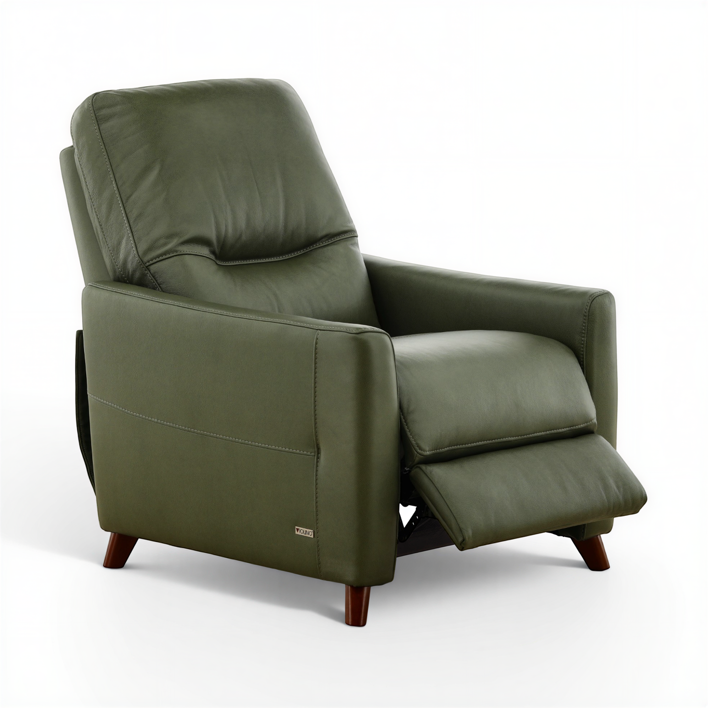 Winthrop Leather Pushback Recliner