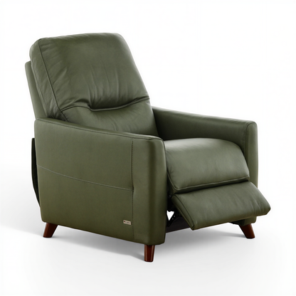 Winthrop Leather Pushback Recliner