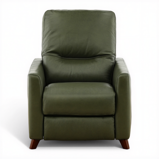 Winthrop Leather Pushback Recliner