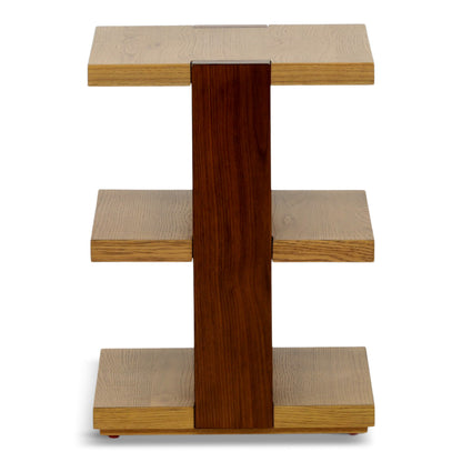 Pale Oak Chairside Table