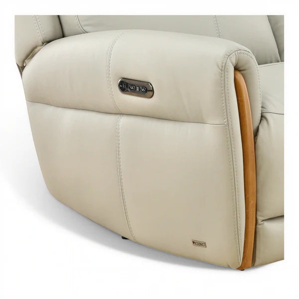 Yates Leather Power Reclining Loveseat