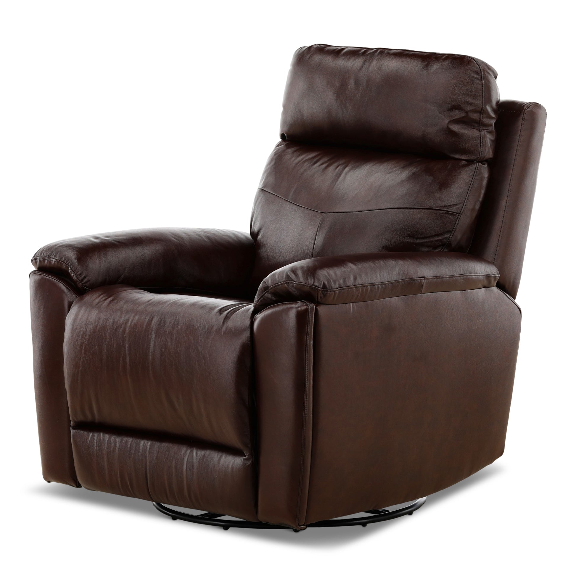 Flexsteel Refined Perfect Match Leather Swivel Gliding Recliner