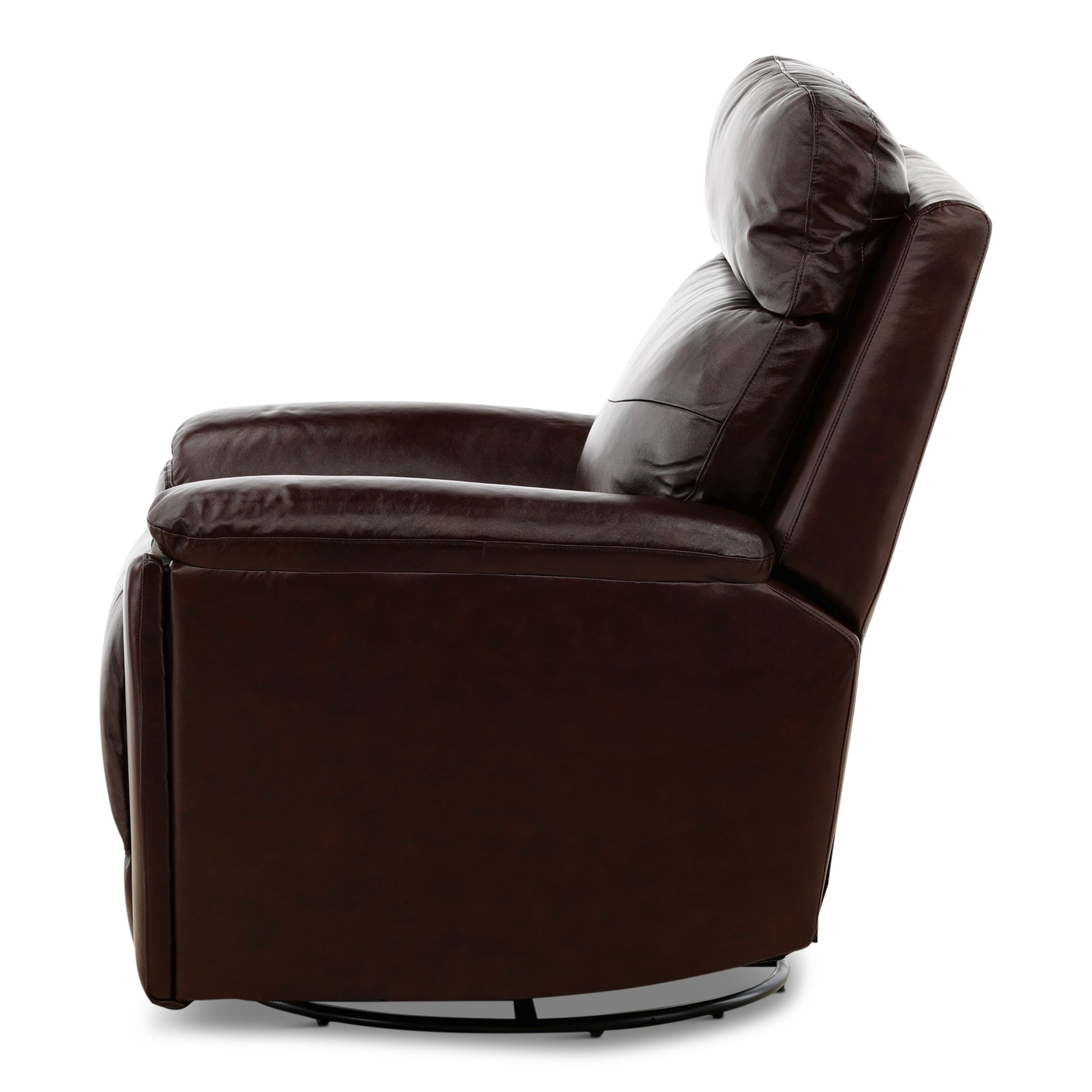 Flexsteel Refined Perfect Match Leather Swivel Gliding Recliner