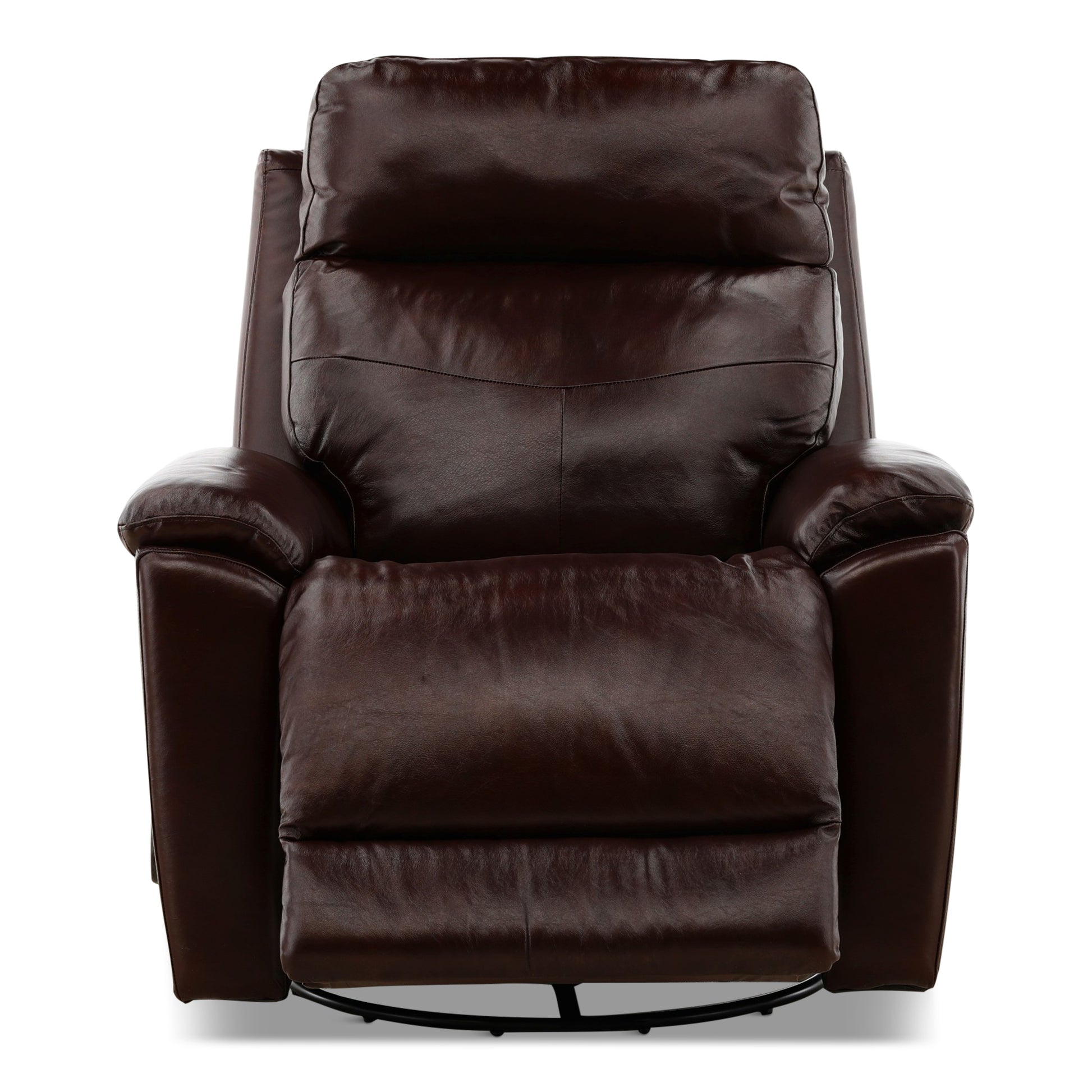 Flexsteel Refined Perfect Match Leather Swivel Gliding Recliner