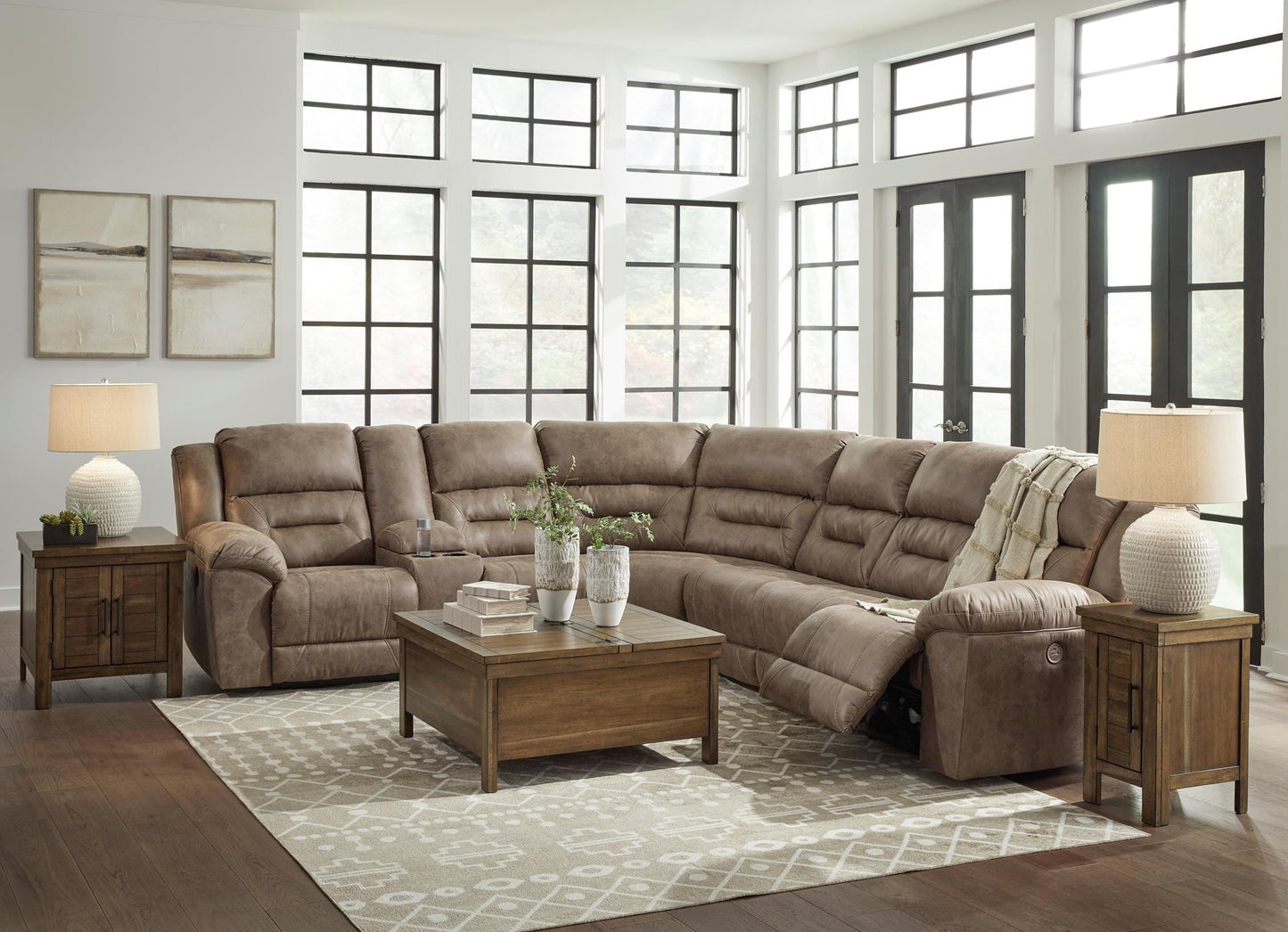 Ravenel 4-Piece Power Reclining Sectional