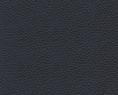 Black textured faux leather upholstery close-up