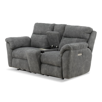 Beaumont Power Reclining Console Loveseat