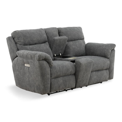 Beaumont Power Reclining Console Loveseat