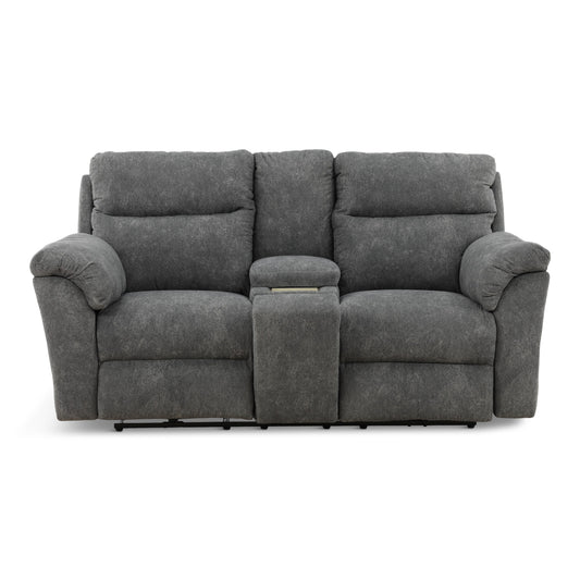 Beaumont Power Reclining Console Loveseat
