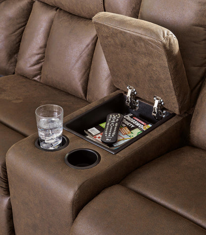 Trail Boys 2-Piece Reclining Sectional with Console