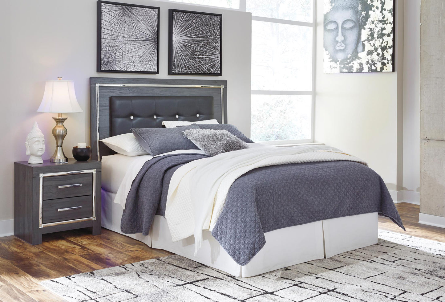 Lodanna Upholstered Panel Headboard