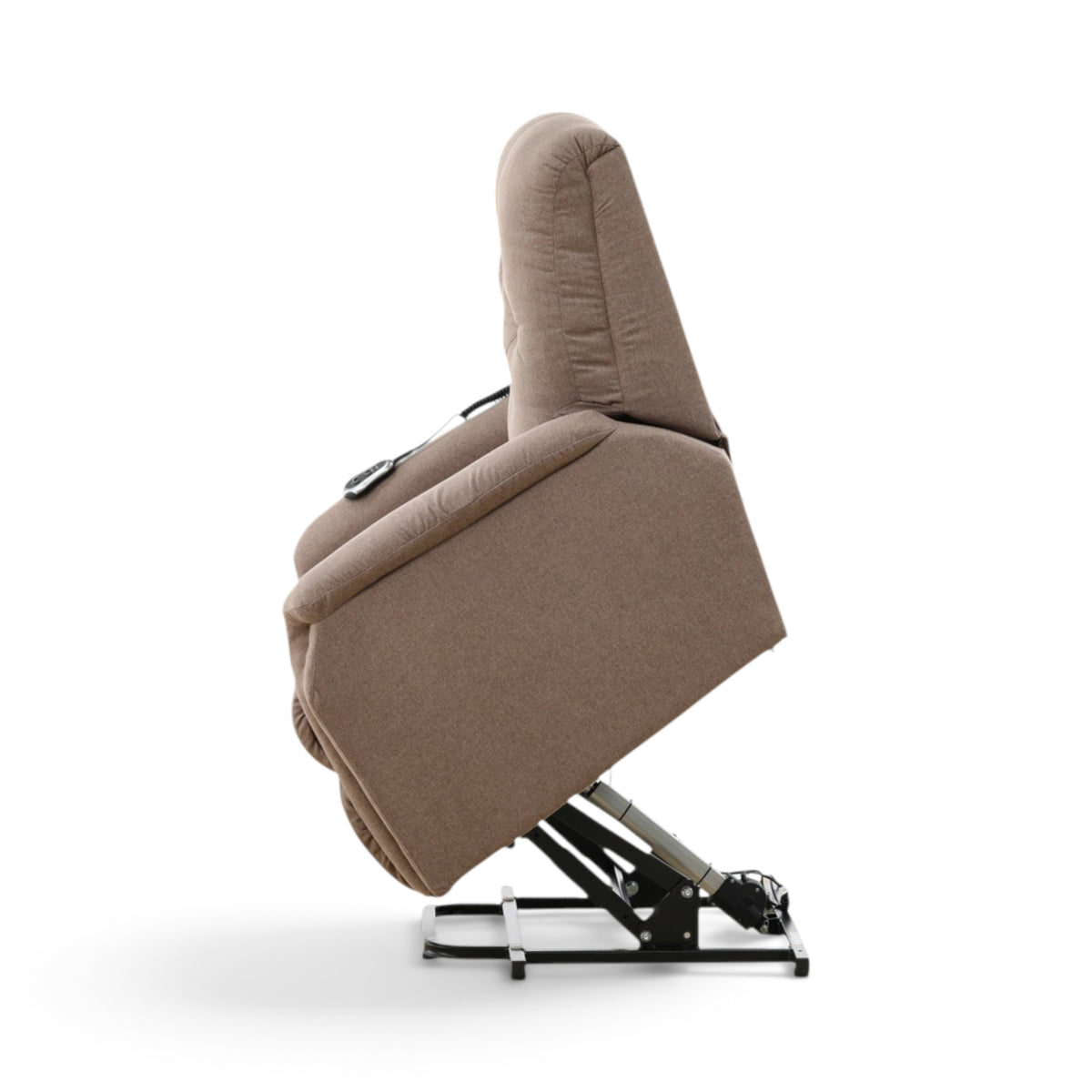 La-Z-Boy Billie power recliner in side view, showing the lift base and control