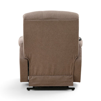 La-Z-Boy Billie recliner, rear view of the upholstered back and power base.