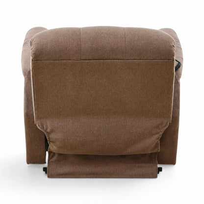La-Z-Boy Billie recliner, rear view of upholstered back and lower panel.