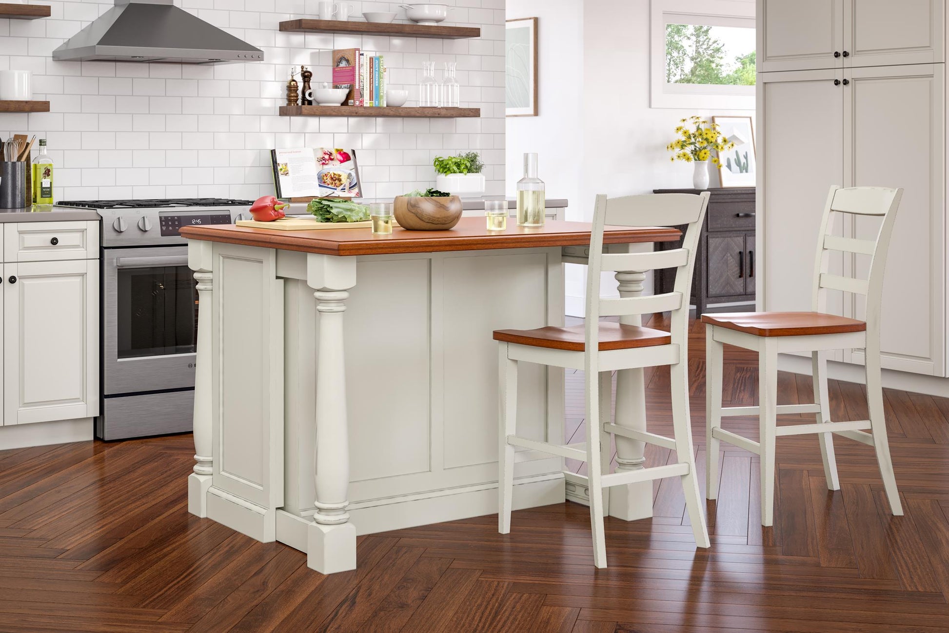 Monarch Kitchen Island Set