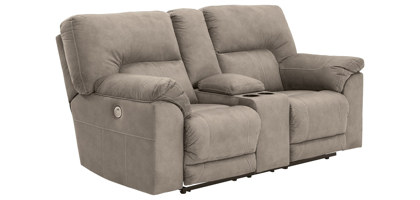 Cavalcade Power Reclining Loveseat with Console