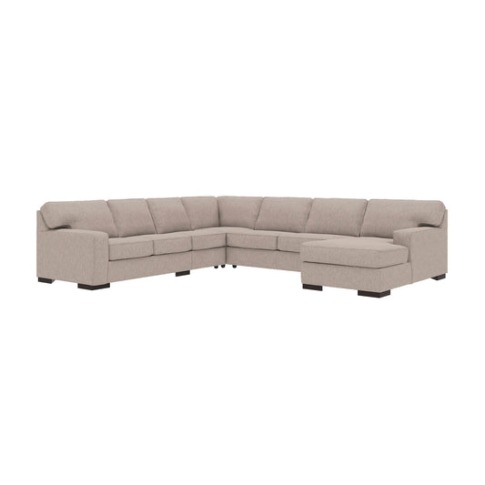 Ashlor Nuvella 5-Piece Sleeper Sectional with Chaise