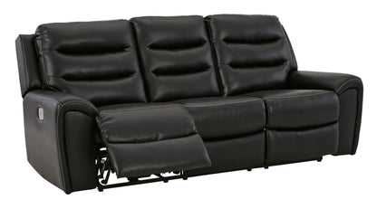 PWR REC SOFA WITH ADJ HEADREST