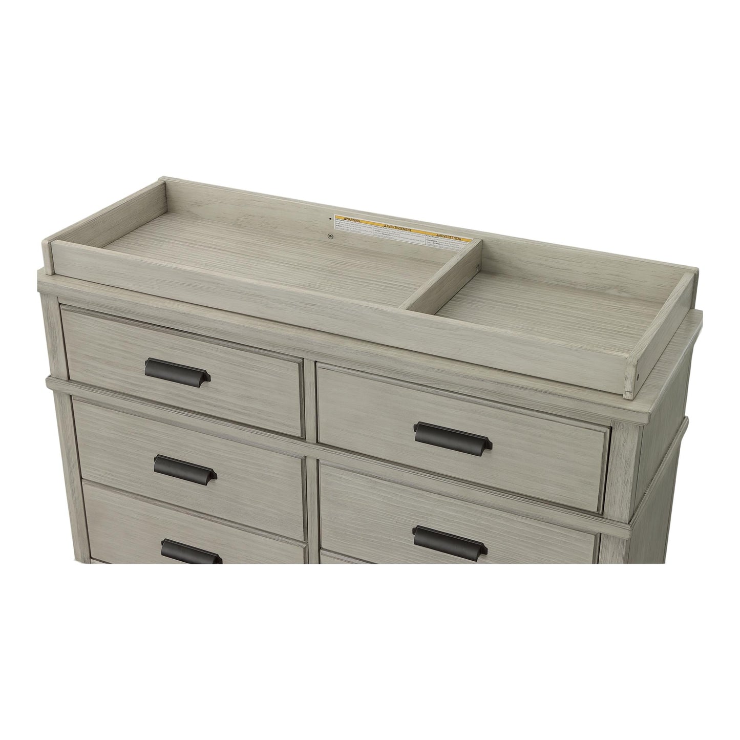 Asher 6 Drawer Dresser with Changing Top