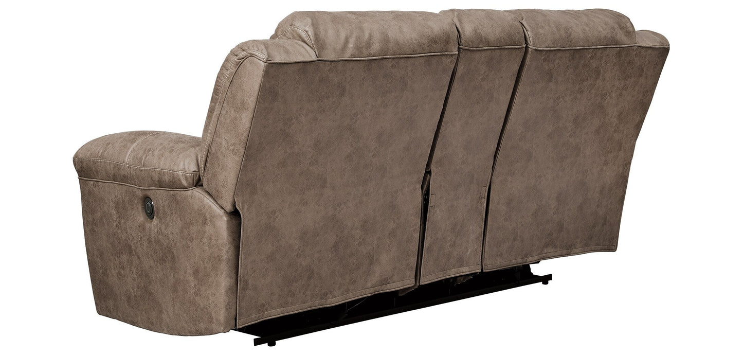 Stoneland Power Reclining Loveseat with Console