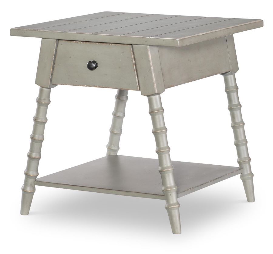 Vintage Market Splayed Bobbin Leg End Table