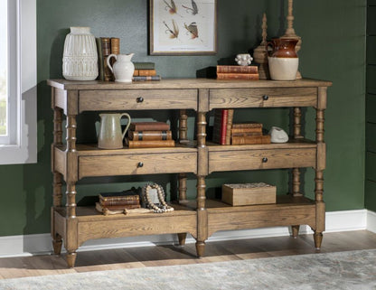 Vintage Market Turned Leg Storage Console