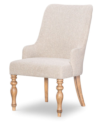 Vintage Market Upholstered Dining Arm Chair