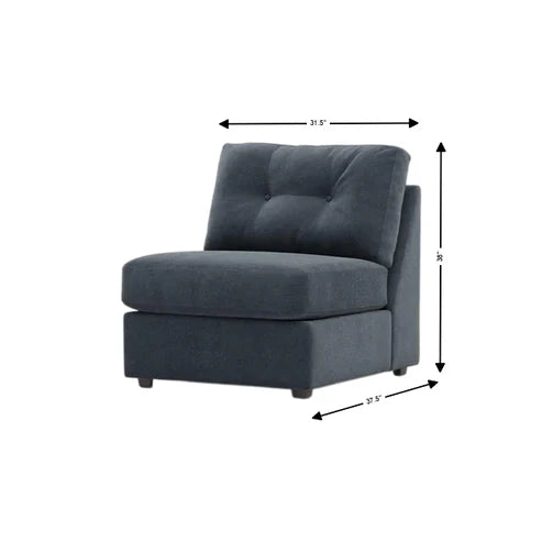 Modular One Armless Chair