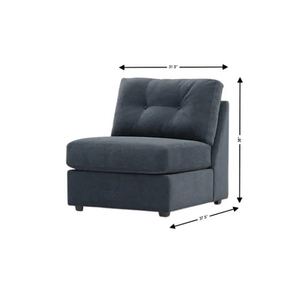 Modular One Armless Chair