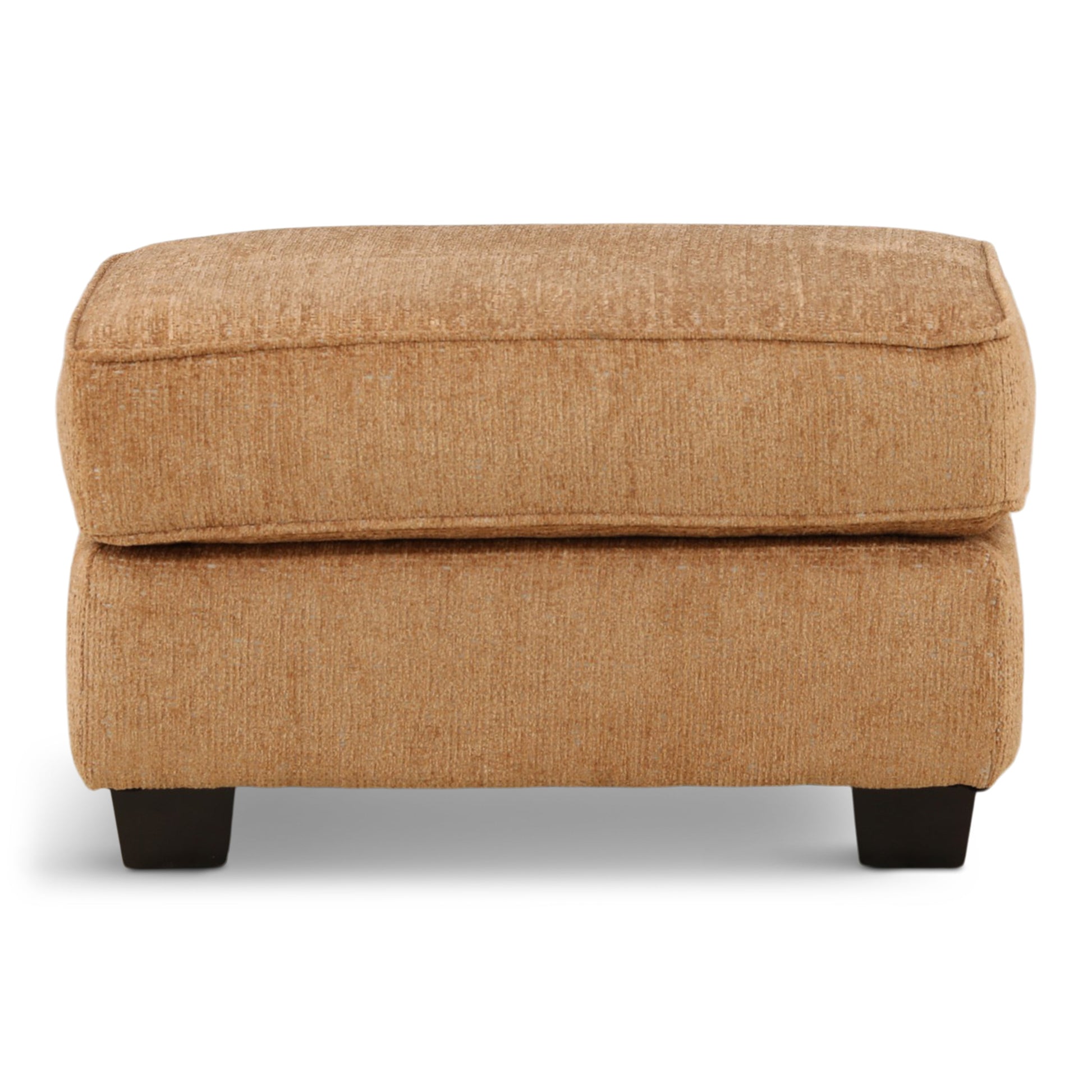 Ginger Accent Ottoman Orange
