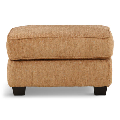 Ginger Accent Ottoman Orange