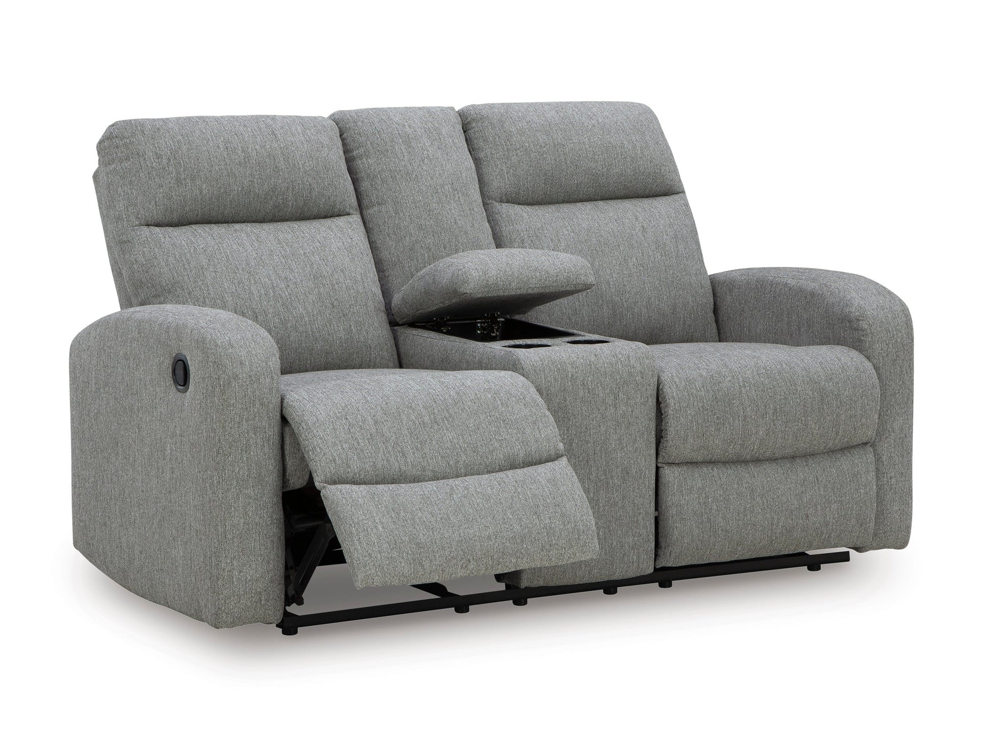 Moreau Place Double Reclining Loveseat with Console
