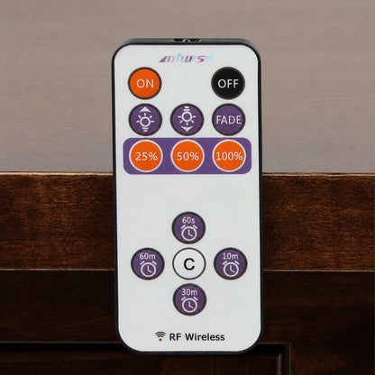 RF wireless remote control for server cabinet with ON/OFF and mode buttons
