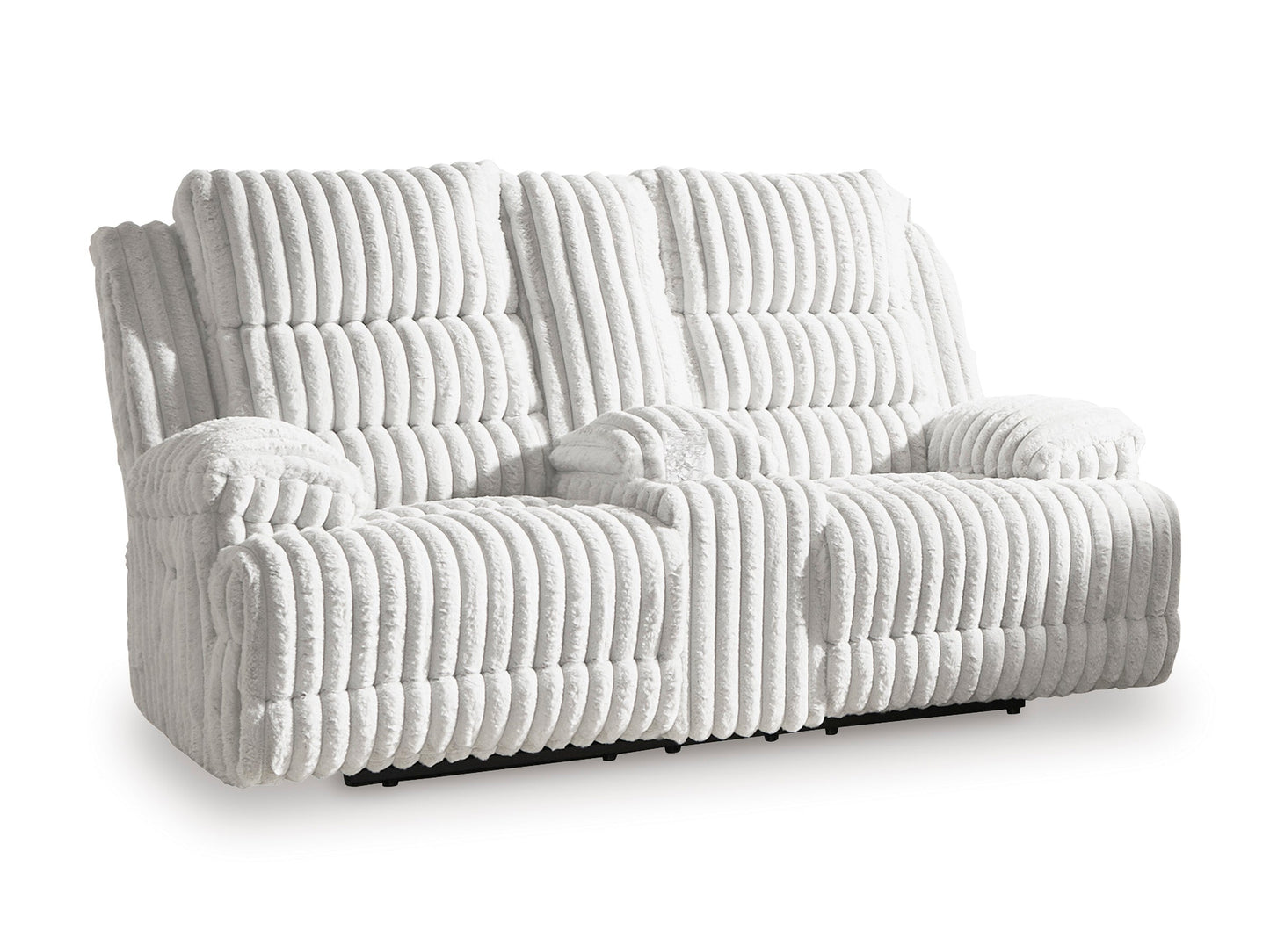 Technique Double Reclining Power Loveseat with Console
