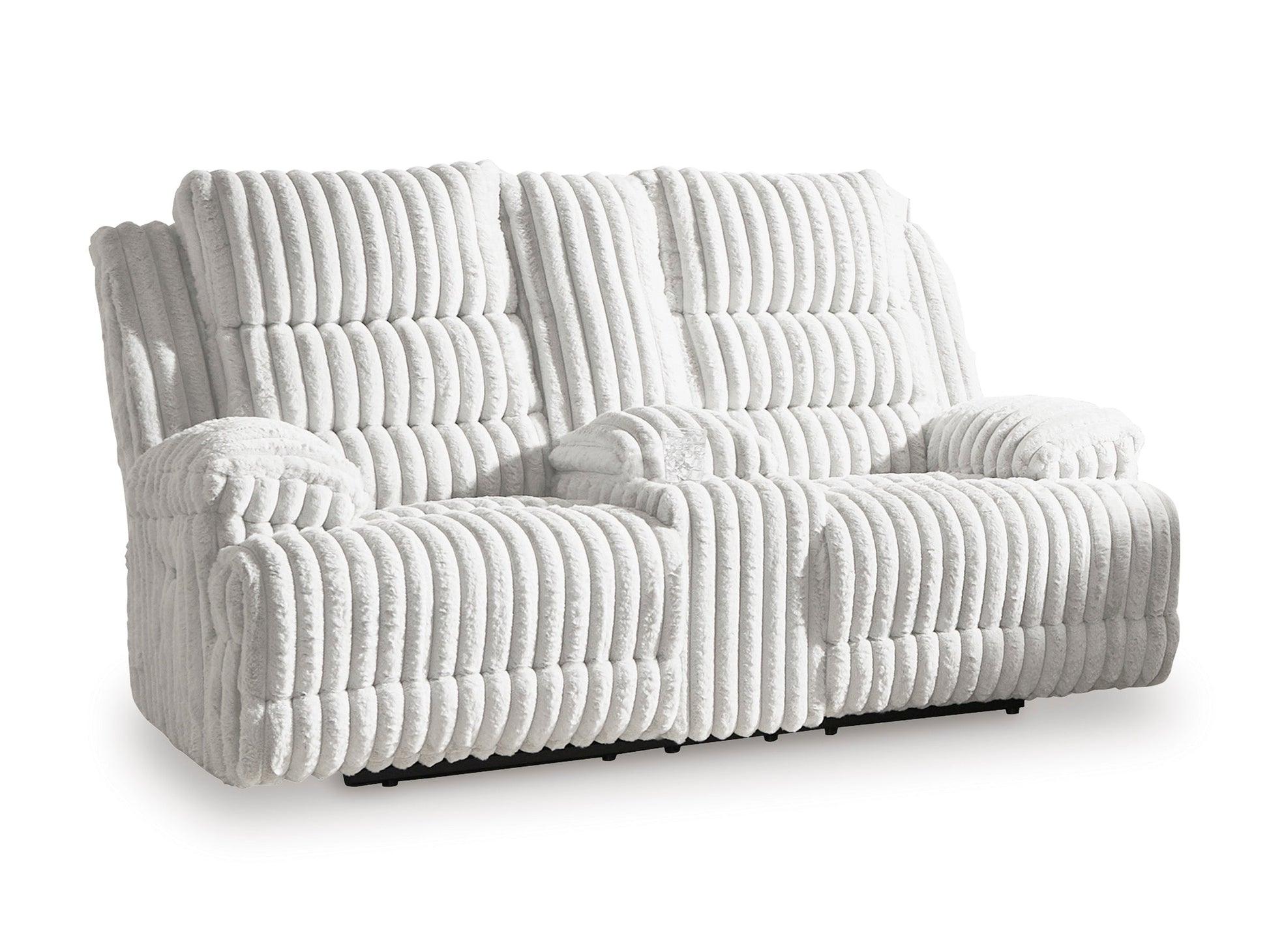 Technique Double Reclining Power Loveseat with Console