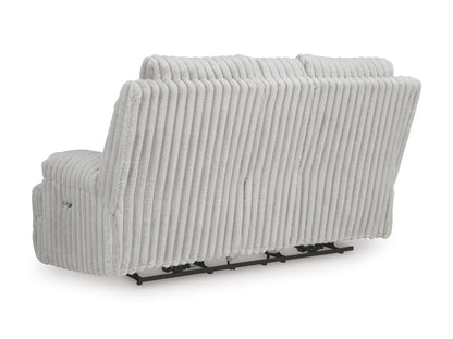 Technique Double Reclining Power Loveseat with Console