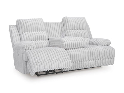 Technique Reclining Power Sofa with Drop Down Table