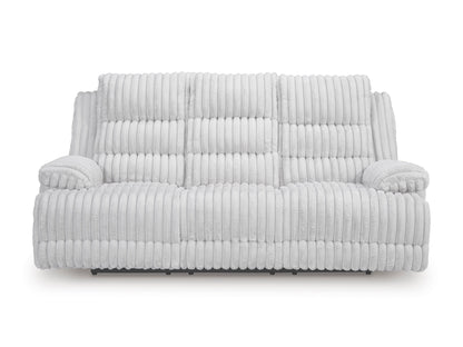 Technique Reclining Power Sofa with Drop Down Table