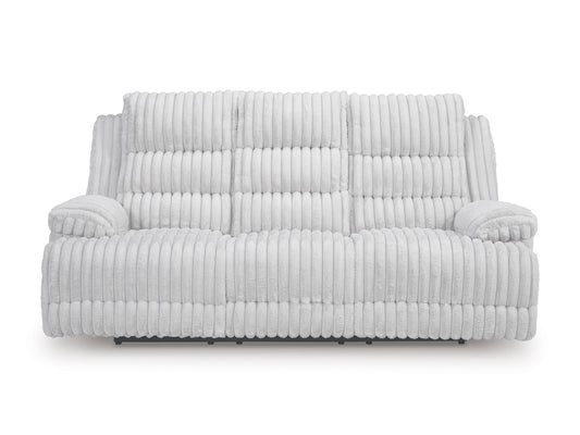Technique Reclining Power Sofa with Drop Down Table