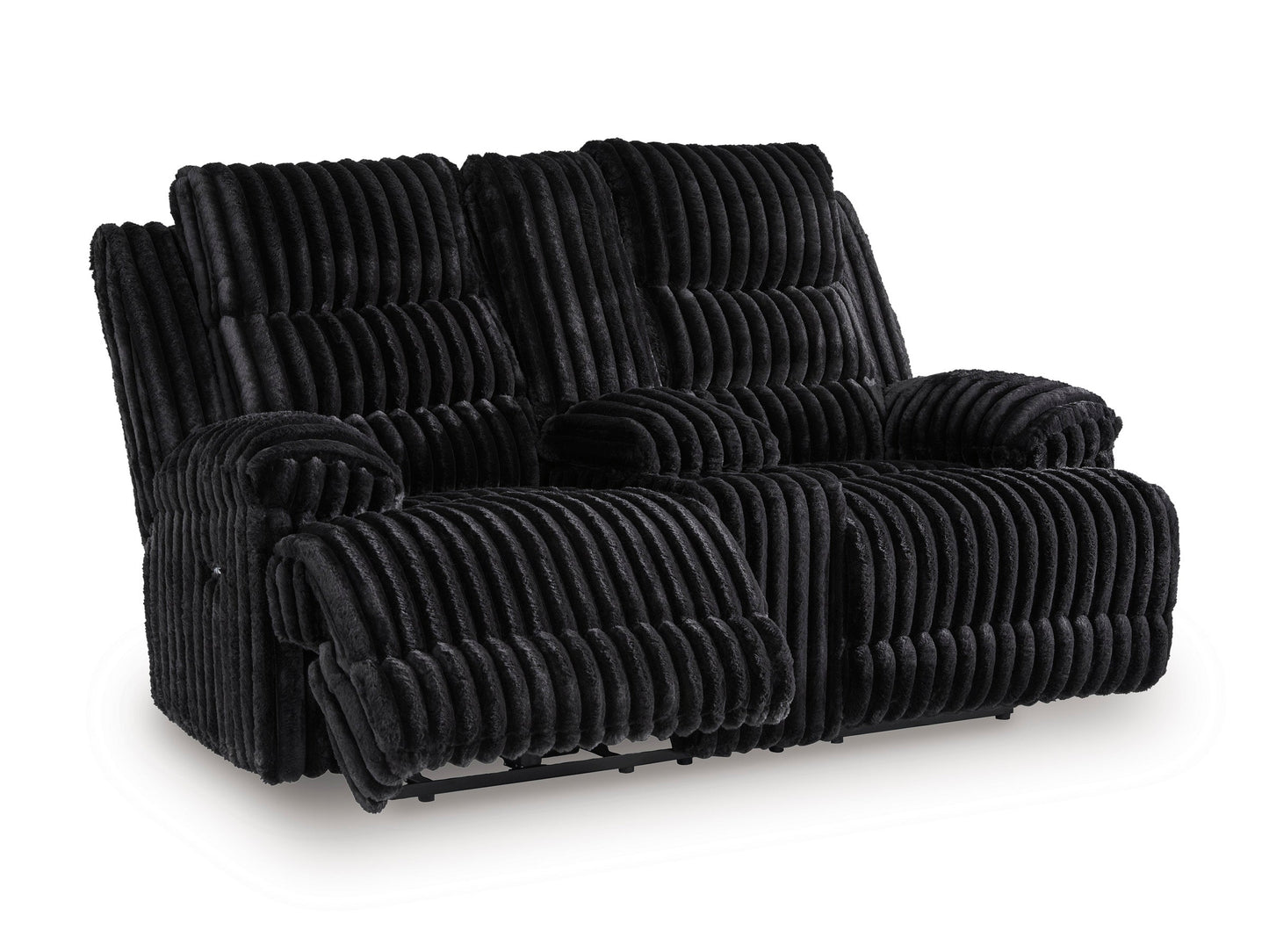 Technique Double Reclining Power Loveseat with Console