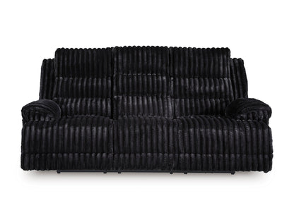 Technique Reclining Power Sofa with Drop Down Table