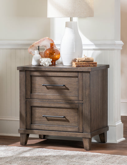 Trisha Yearwood XXX's & OOO's 2 Drawer Nightstand Cocoa