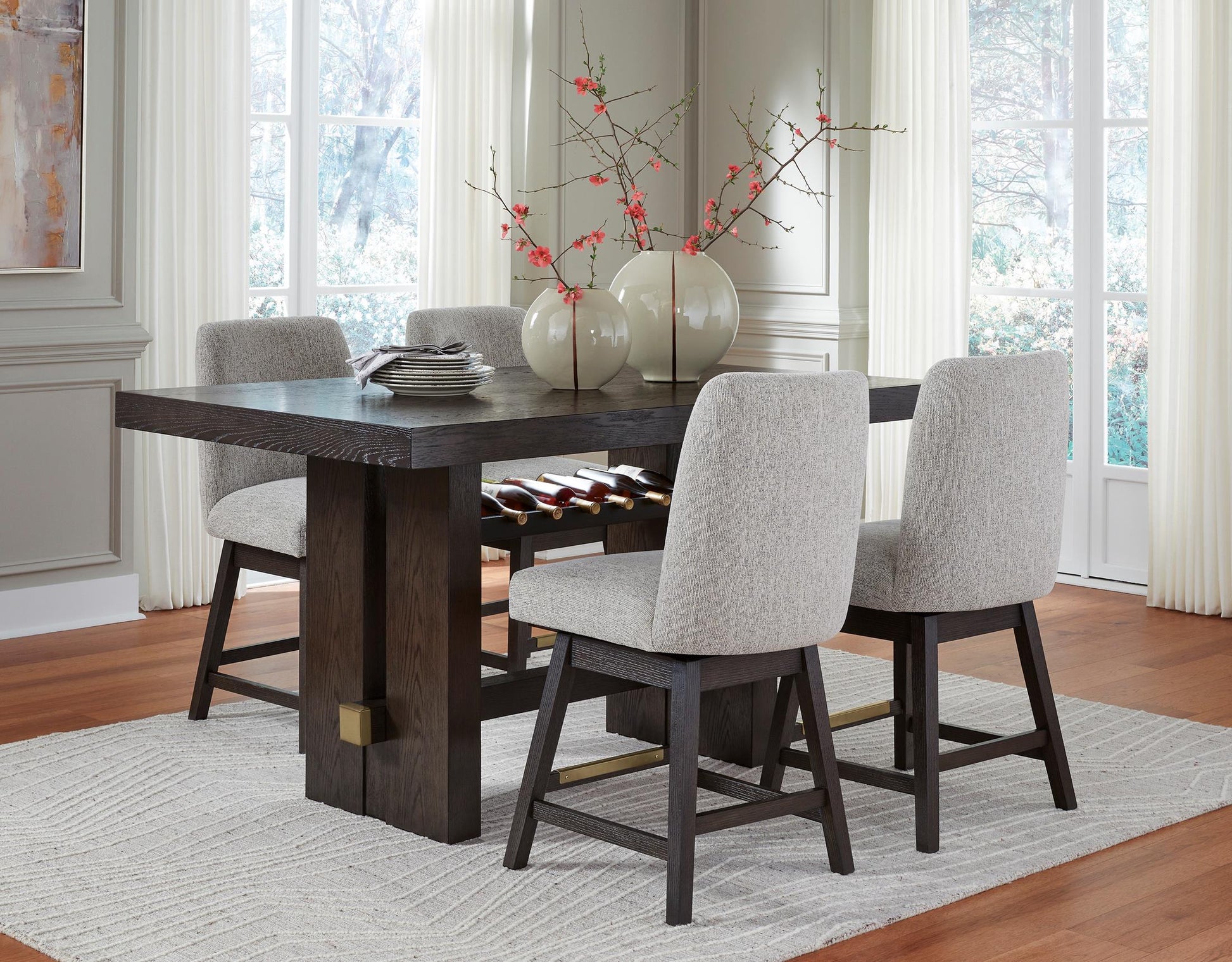 Burkhaus 5-Piece Counter Height Dining Set