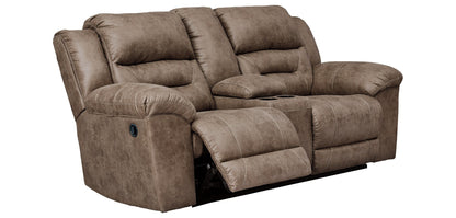 Stoneland Reclining Loveseat with Console