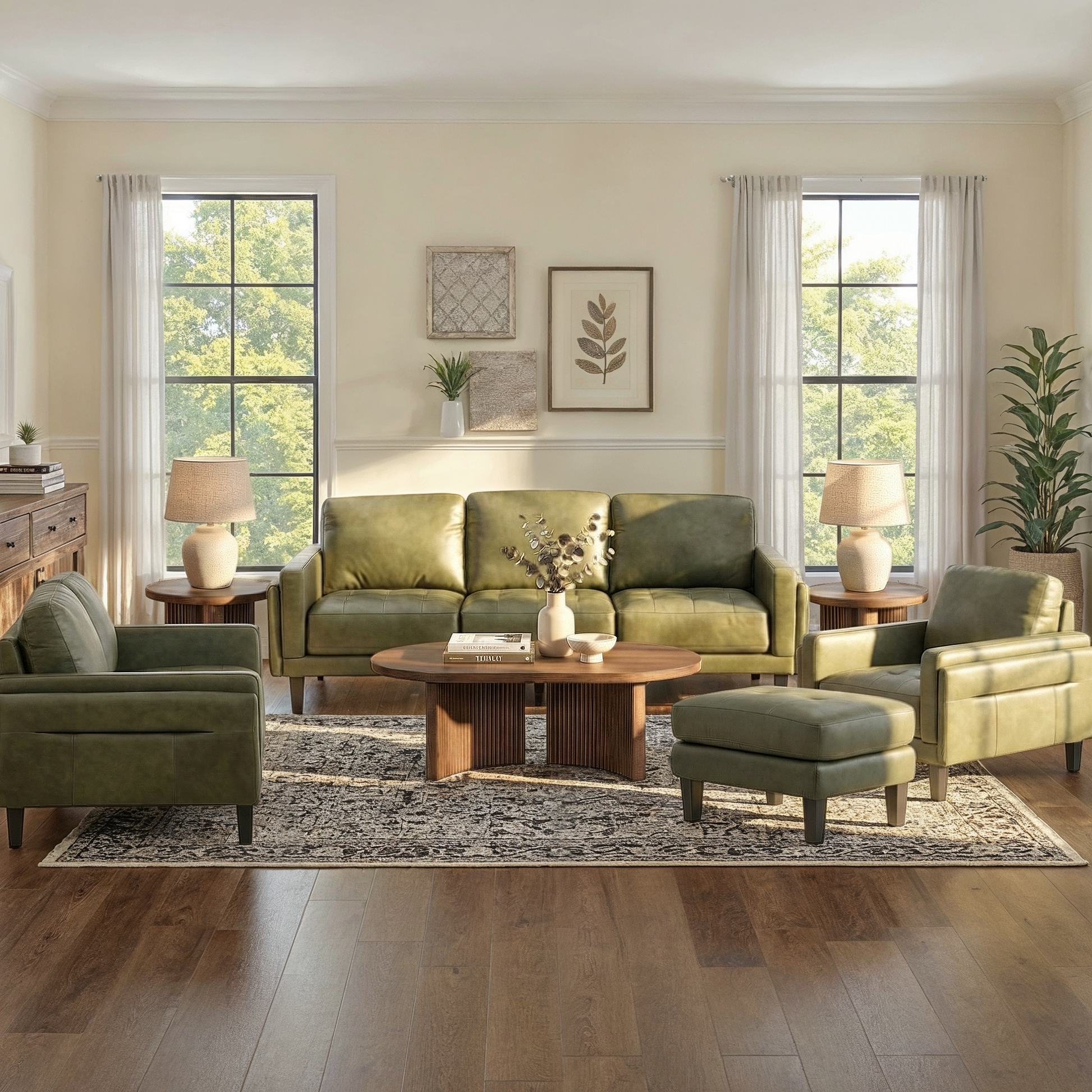 Gianna Leather Sofa