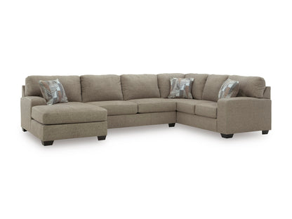 Newellen 3-Piece Left-Facing Sectional with Chaise Hemp