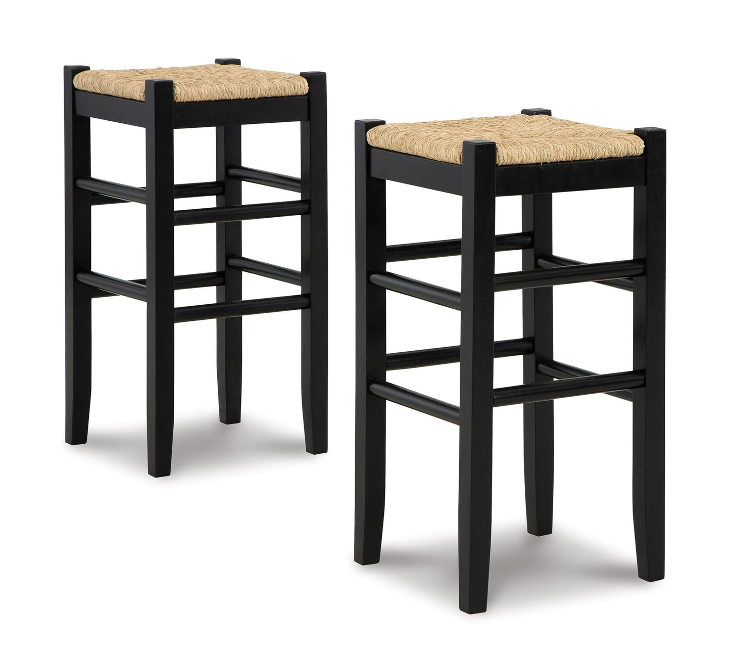 Mirimyn Bar Height Bar Stool (Set of 2) Black