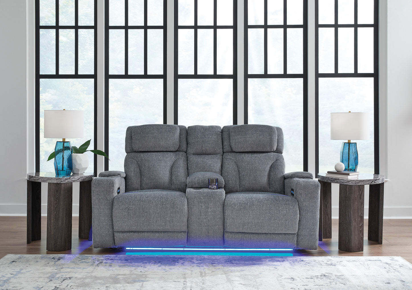 Forest Lake Power Reclining Console Loveseat