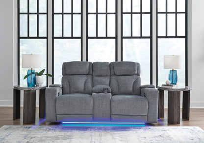 Forest Lake Power Reclining Console Loveseat