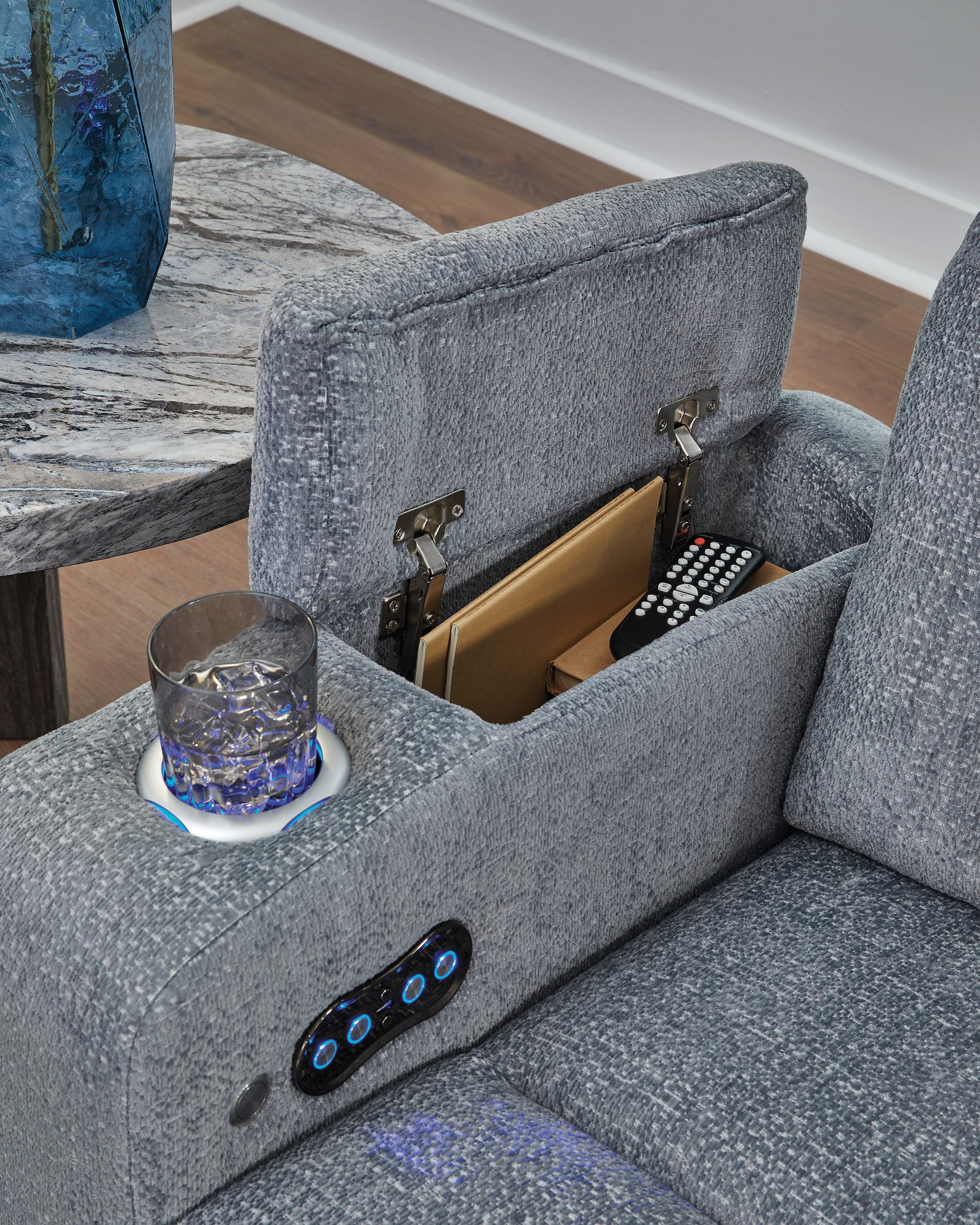 Forest Lake Power Reclining Console Loveseat